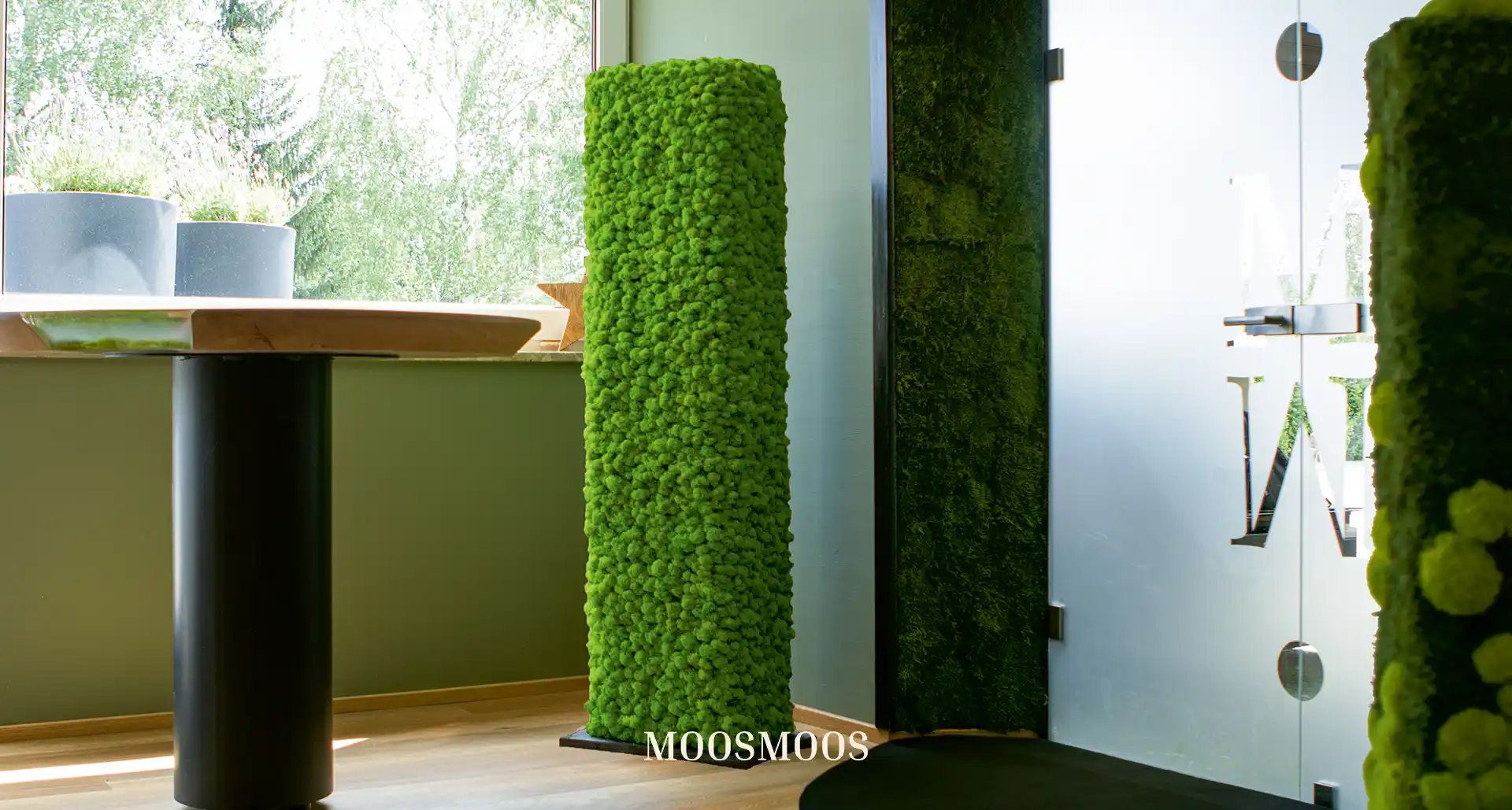 MoosMoos Raumteiler und Trennwände aus Moos und Pflanzen